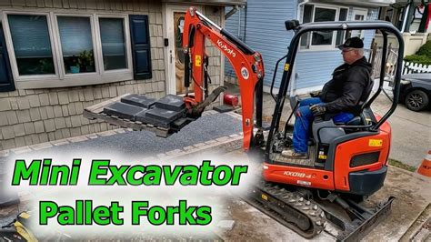 mini excavator pallet forks|usa buckets for mini excavator.